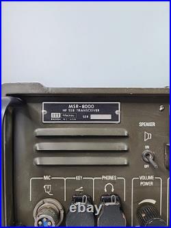 Vintage ITT Mackay MSR-8000 Military-Grade HF SSB Marine Radio Transeiver Parts