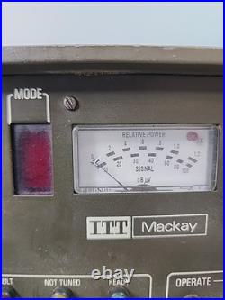 Vintage ITT Mackay MSR-8000 Military-Grade HF SSB Marine Radio Transeiver Parts