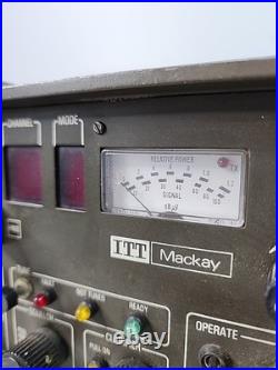 Vintage ITT Mackay MSR-8000 Military-Grade HF SSB Marine Radio Transeiver Parts