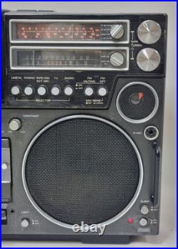 Vintage JVC 3090EN Boombox Cassette Radio TV Super Rare For Parts only