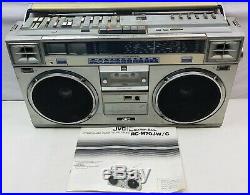 Vintage JVC BOOMBOX RC-M70JW / C Stereo Radio/Cassette Recorder PARTS/REPAIR