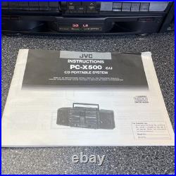 Vintage JVC PC-X500 CD Cassette Hyper-Bass Equalizer Live Effects Parts Only