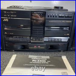 Vintage JVC PC-X500 CD Cassette Hyper-Bass Equalizer Live Effects Parts Only
