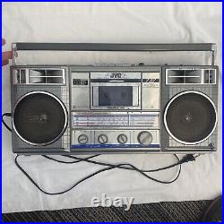 Vintage JVC RC-770JW Boombox Portable Radio Cassette Player For Parts/Restore