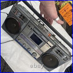 Vintage JVC RC-770JW Boombox Portable Radio Cassette Player For Parts/Restore