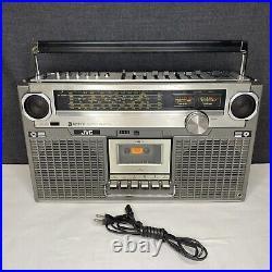 Vintage JVC RC-828JW Stereo Radio Cassette Player Boombox FOR PARTS/REPAIR