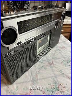 Vintage JVC RC-828JW Stereo Radio Cassette Player Boombox FOR PARTS/REPAIR