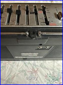 Vintage JVC RC-828JW Stereo Radio Cassette Player Boombox FOR PARTS/REPAIR