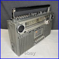 Vintage JVC RC-828JW Stereo Radio Cassette Player Boombox FOR PARTS/REPAIR