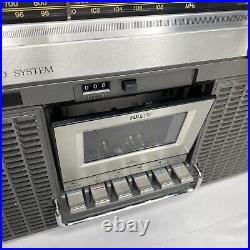 Vintage JVC RC-828JW Stereo Radio Cassette Player Boombox FOR PARTS/REPAIR