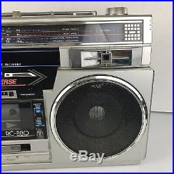 Vintage JVC RC-880 Boombox AM/FM/Shortwave Radio Cassette For Parts Repair AS IS
