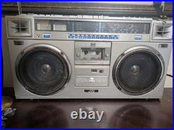 Vintage JVC RC-M70JW Boombox Ghettoblaster Stereo Radio For Parts Or Repair