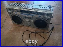 Vintage JVC RC-M70JW Boombox Ghettoblaster Stereo Radio For Parts Or Repair