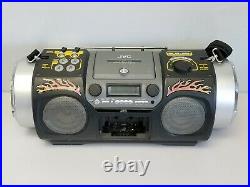 Vintage JVC RV-DP100 Radio Stereo Boombox Ghettoblaster Boombox Drum Pad, Parts