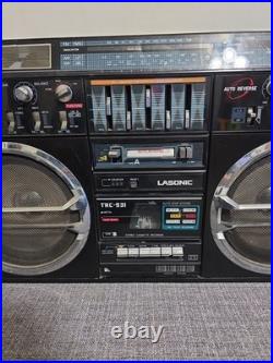 Vintage Jumbo Lasonic TRC-931 Boombox Double Cassette Radio Vintage Parts Repair