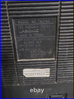 Vintage Jumbo Lasonic TRC-931 Boombox Double Cassette Radio Vintage Parts Repair