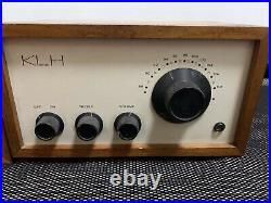 Vintage KLH Model EIGHT 8 tube radio (For Parts/Repair)
