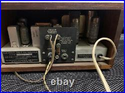 Vintage KLH Model EIGHT 8 tube radio (For Parts/Repair)