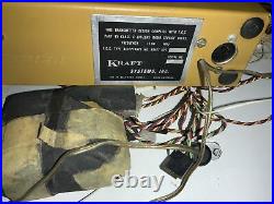 Vintage KRAFT Radio Control Transmitter Servos Lot Set Parts