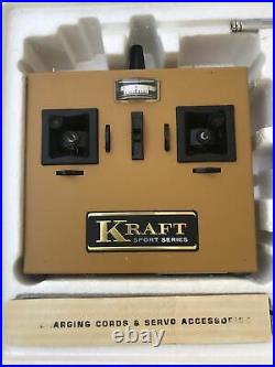 Vintage Kraft Sport Series RC Radio Control Set Untested / Parts or Repair Only