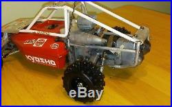 Vintage Kyosho Circuit 10 WILDCAT Nitro Buggy With Radio and Parts Nice Condition