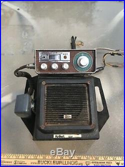 Vintage LAFAYETTE 625 CB Mobile RADIO for Parts or Repair with Extras