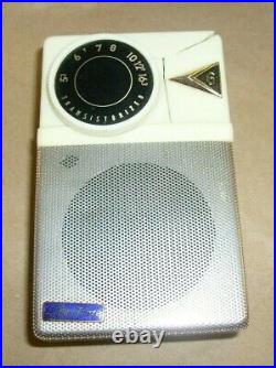 Vintage LIFE TIME 6 transistor radio With Cracks for Parts Missing back cover