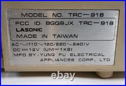Vintage Lasonic TRC-918 Boombox Radio Ghetto Blaster Cassette Player PARTS UNIT