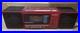 Vintage-Lasonic-TRC-926-Ghetto-Boombox-Radio-RARE-RED-Color-Parts-Repair-Broke-01-usdl