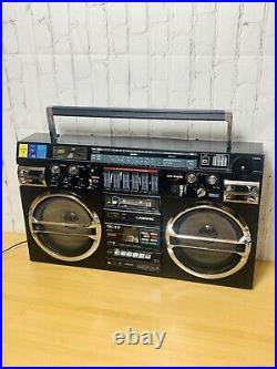 Vintage Lasonic TRC-931 Ghetto Blaster Boombox FOR PARTS OR REPAIR AS IS READ