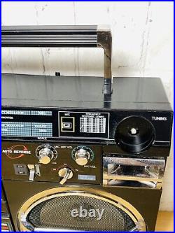 Vintage Lasonic TRC-931 Ghetto Blaster Boombox FOR PARTS OR REPAIR AS IS READ