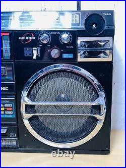 Vintage Lasonic TRC-931 Ghetto Blaster Boombox FOR PARTS OR REPAIR AS IS READ