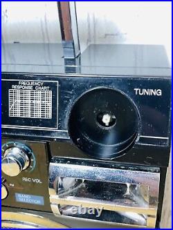 Vintage Lasonic TRC-931 Ghetto Blaster Boombox FOR PARTS OR REPAIR AS IS READ