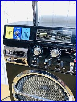 Vintage Lasonic TRC-931 Ghetto Blaster Boombox FOR PARTS OR REPAIR AS IS READ