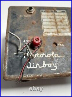 Vintage Late 1940`s Motorola AR-96-23 Airboy Aircraft Portable Radio Parts Only