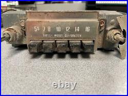 Vintage MGB Early Push Button Radio For Parts