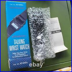 Vintage MICRONTA VOXWATCH Talking Wrist Watch 63-5042A(Time & Alarm)NEW In BOX