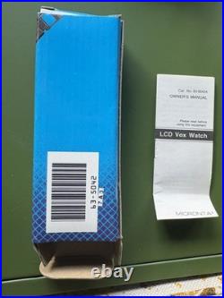 Vintage MICRONTA VOXWATCH Talking Wrist Watch 63-5042A(Time & Alarm)NEW In BOX