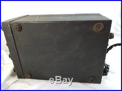 Vintage MULTI-ELMAC Model PMR-8 Radio Receiver Parts or Repair Untested
