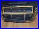 Vintage-Magnavox-D8300-Boombox-Radio-Works-Dual-Cassette-Recorder-4-Parts-01-udr