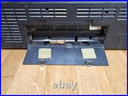 Vintage Magnavox D8300 Boombox Radio Works Dual Cassette Recorder 4 Parts