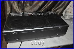 Vintage Magnavox D8443 Boombox 80s Ghetto Blaster FOR PARTS / REPAIR