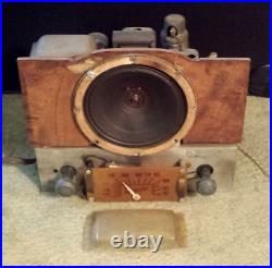 Vintage Marconi Canada model 98 radio, about 1937, for restoration or parts