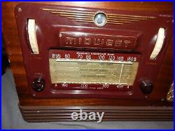 Vintage Midwest Series 8 Model 88 Long Wave Police Aircraft Radio Parts Estate