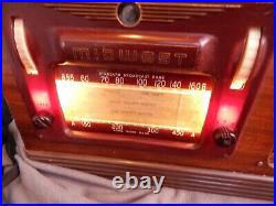 Vintage Midwest Series 8 Model 88 Long Wave Police Aircraft Radio Parts Estate