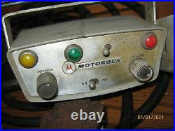 Vintage Motorola CB Radio Mic & Speaker selling as is for parts or repair