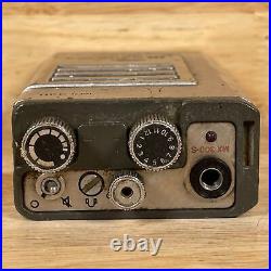 Vintage Motorola MX 330 Silver Handheld Two-Way Radio Walkie-Talkie For Parts
