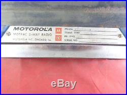 Vintage Motorola Motrac 2-Way Radio U53HHT-3100B FOR PARTS OR REPAIR