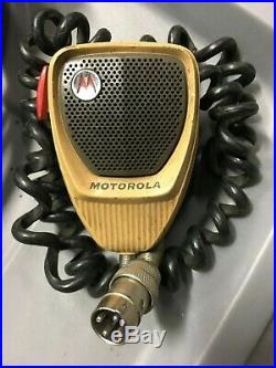 Vintage Motorola Motrac U71LHT 2-Way Radio with accessories For parts or repair