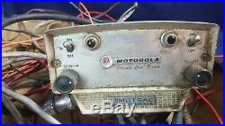 Vintage Motorola Police Private Line Radio Motrac Cable Kit Wiring Untestd PARTS